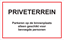 Afbeeldingen van Informatiebord Priveterrein