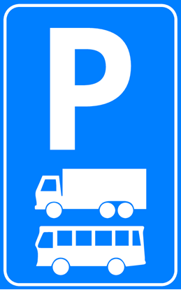Afbeeldingen van Parkeergelegenheid E08-2 Vrachtwagens en bussen 25x40