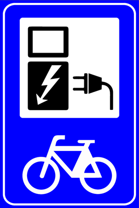 Afbeeldingen van Oplaadpunt E1001 Elektrische fietsen 40x60