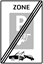 Afbeeldingen van Betaald Parkeren E102-ZEKS Einde zone (bankpas); Wielklem/Wegsleepregeling 40x60