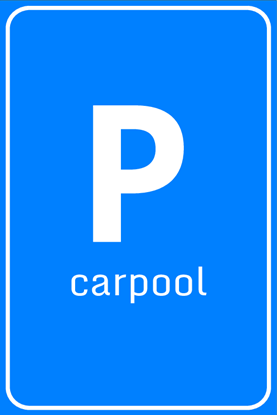 Afbeeldingen van Parkeergelegenheid BW101 + SP06 Carpool 40x60